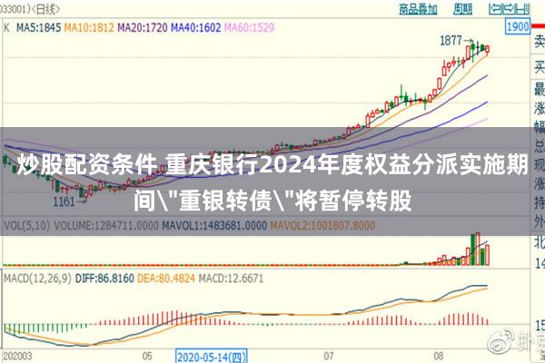 炒股配资条件 重庆银行2024年度权益分派实施期间＂重银转债＂将暂停转股