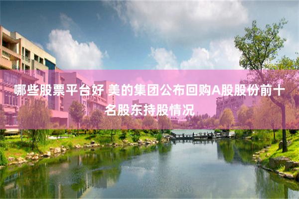 哪些股票平台好 美的集团公布回购A股股份前十名股东持股情况