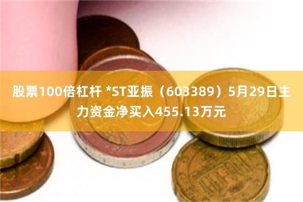 股票100倍杠杆 *ST亚振（603389）5月29日主力资金净买入455.13万元