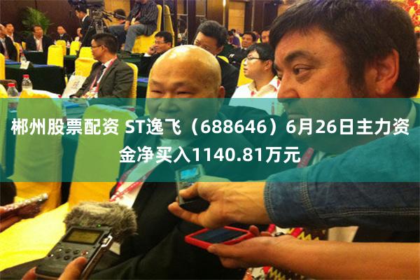 郴州股票配资 ST逸飞（688646）6月26日主力资金净买入1140.81万元