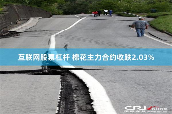 互联网股票杠杆 棉花主力合约收跌2.03%