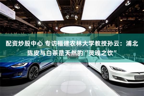 配资炒股中心 专访福建农林大学教授孙云：浦北陈皮与白茶是天然的“灵魂之饮”