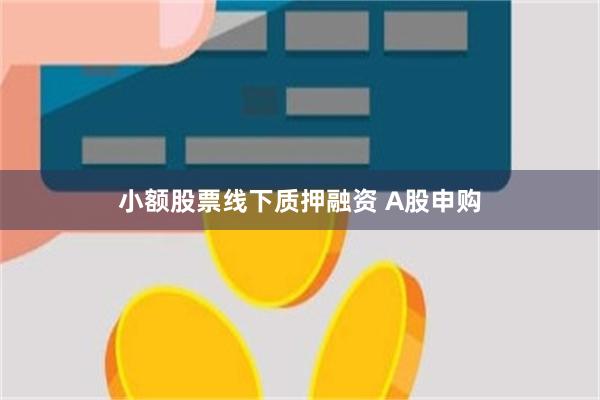小额股票线下质押融资 A股申购