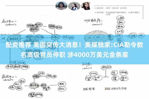 配资推荐 美国突传大消息！美媒独家:CIA勒令数名高级官员停职 涉4000万美元金条案