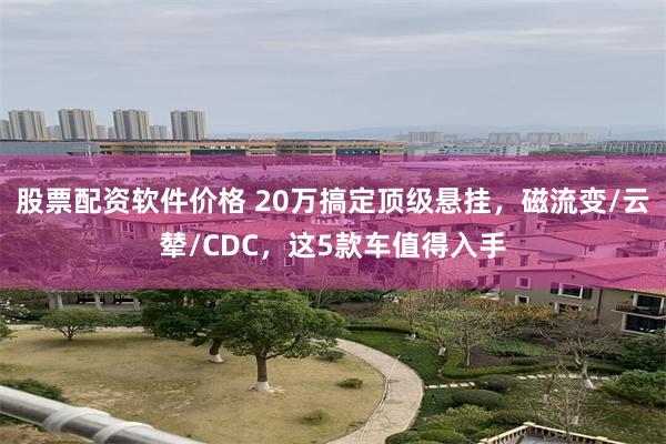 股票配资软件价格 20万搞定顶级悬挂，磁流变/云辇/CDC，这5款车值得入手