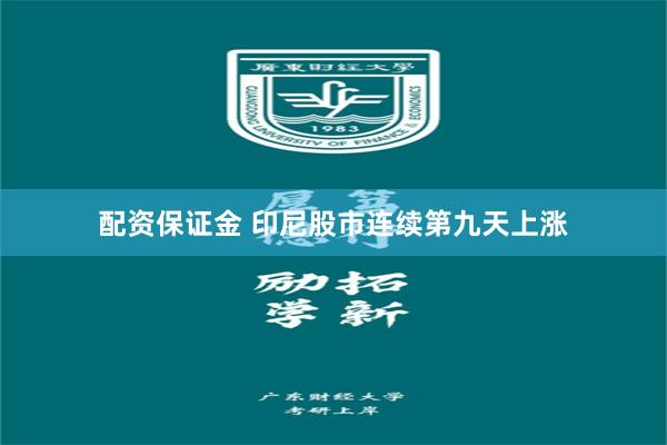 配资保证金 印尼股市连续第九天上涨