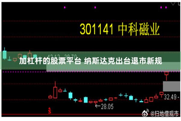 加杠杆的股票平台 纳斯达克出台退市新规