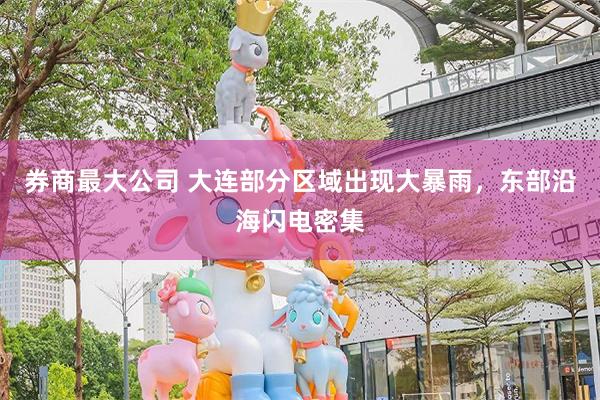 券商最大公司 大连部分区域出现大暴雨，东部沿海闪电密集