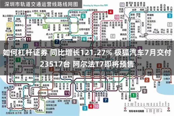 如何杠杆证券 同比增长121.27% 极狐汽车7月交付23517台 阿尔法T7即将预售