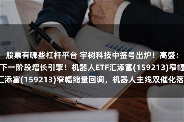 股票有哪些杠杆平台 宇树科技中签号出炉！高盛：人形机器人有望成为下一阶段增长引擎！机器人ETF汇添富(159213)窄幅缩量回调，机器人主线双催化落地