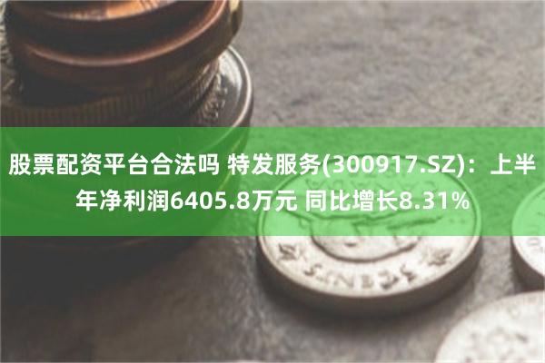 股票配资平台合法吗 特发服务(300917.SZ)：上半年净利润6405.8万元 同比增长8.31%