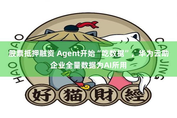股票抵押融资 Agent开始“吃数据”，华为云助企业全量数据为AI所用