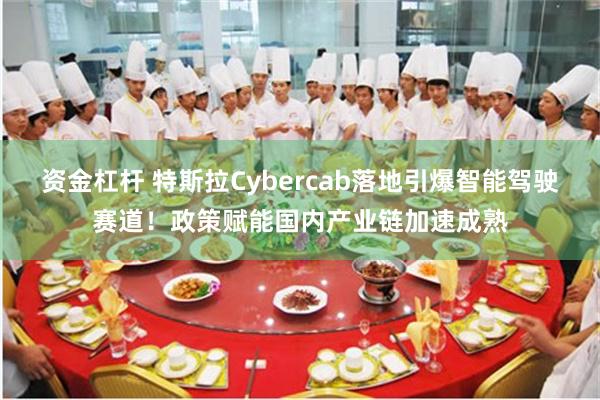 资金杠杆 特斯拉Cybercab落地引爆智能驾驶赛道！政策赋能国内产业链加速成熟