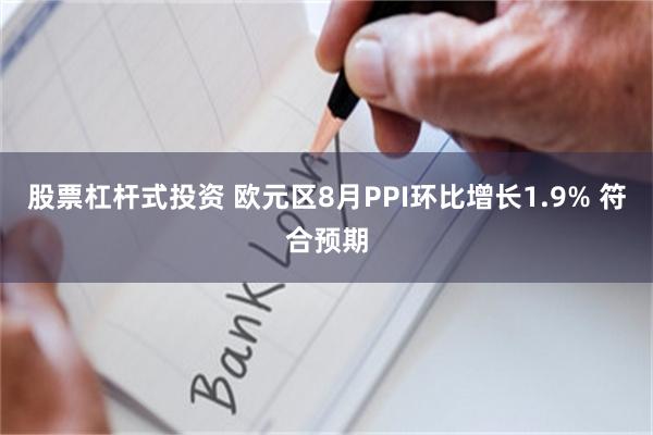 股票杠杆式投资 欧元区8月PPI环比增长1.9% 符合预期