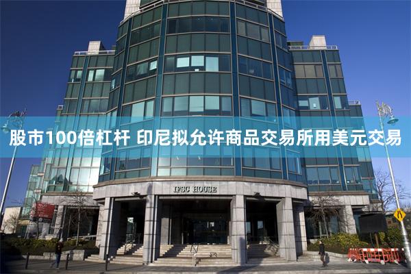 股市100倍杠杆 印尼拟允许商品交易所用美元交易