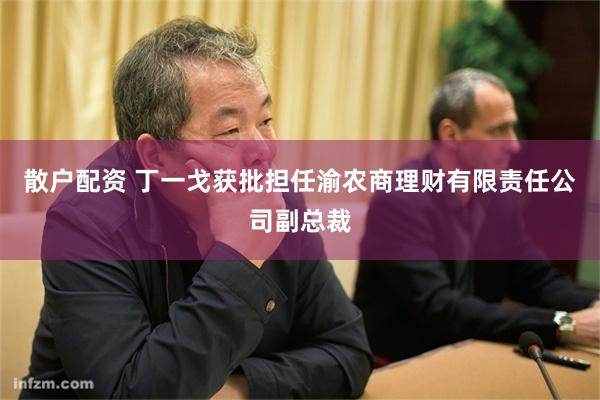 散户配资 丁一戈获批担任渝农商理财有限责任公司副总裁