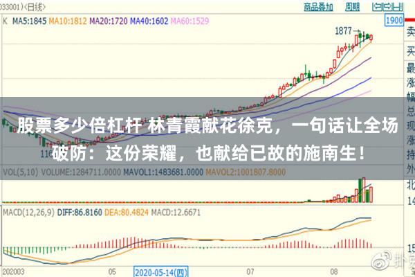 股票多少倍杠杆 林青霞献花徐克，一句话让全场破防：这份荣耀，也献给已故的施南生！